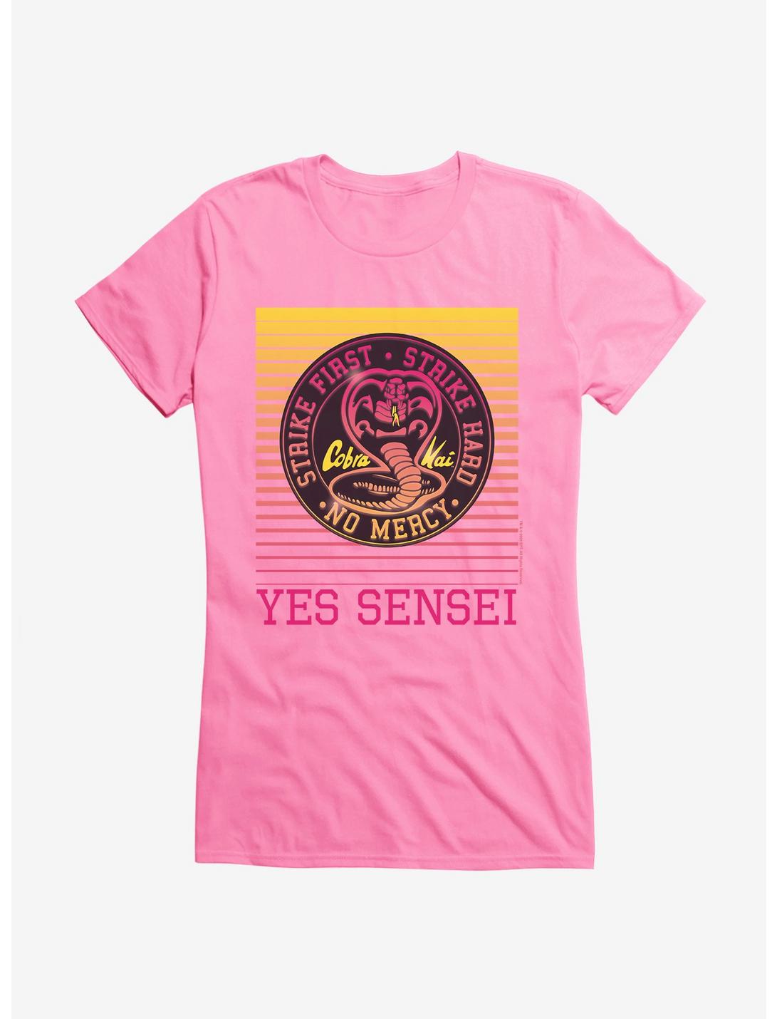 Cobra Kai Yes Sensei Girls T-Shirt, CHARITY PINK, hi-res