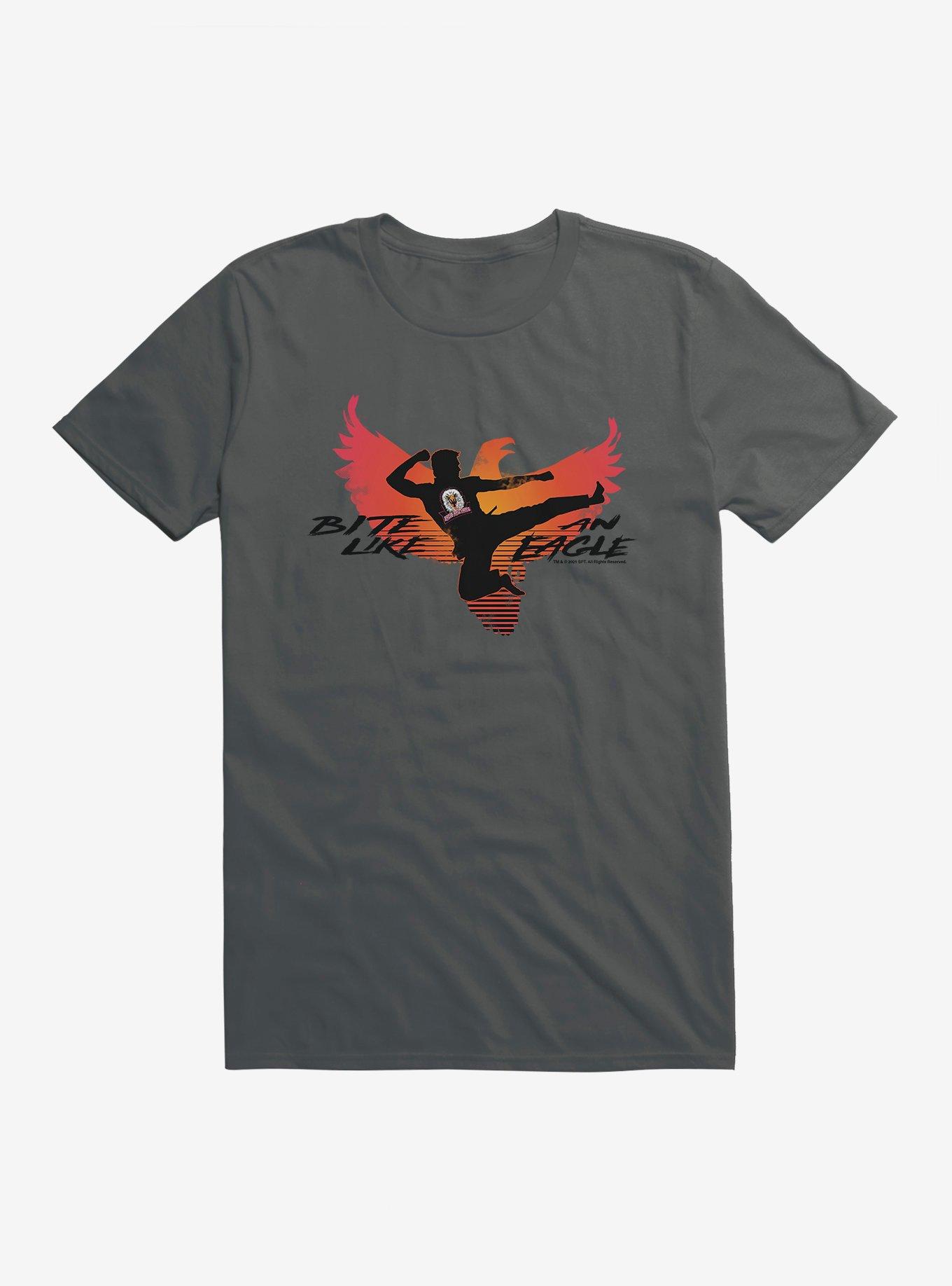 Cobra Kai Eagle Wings T-Shirt, CHARCOAL, hi-res