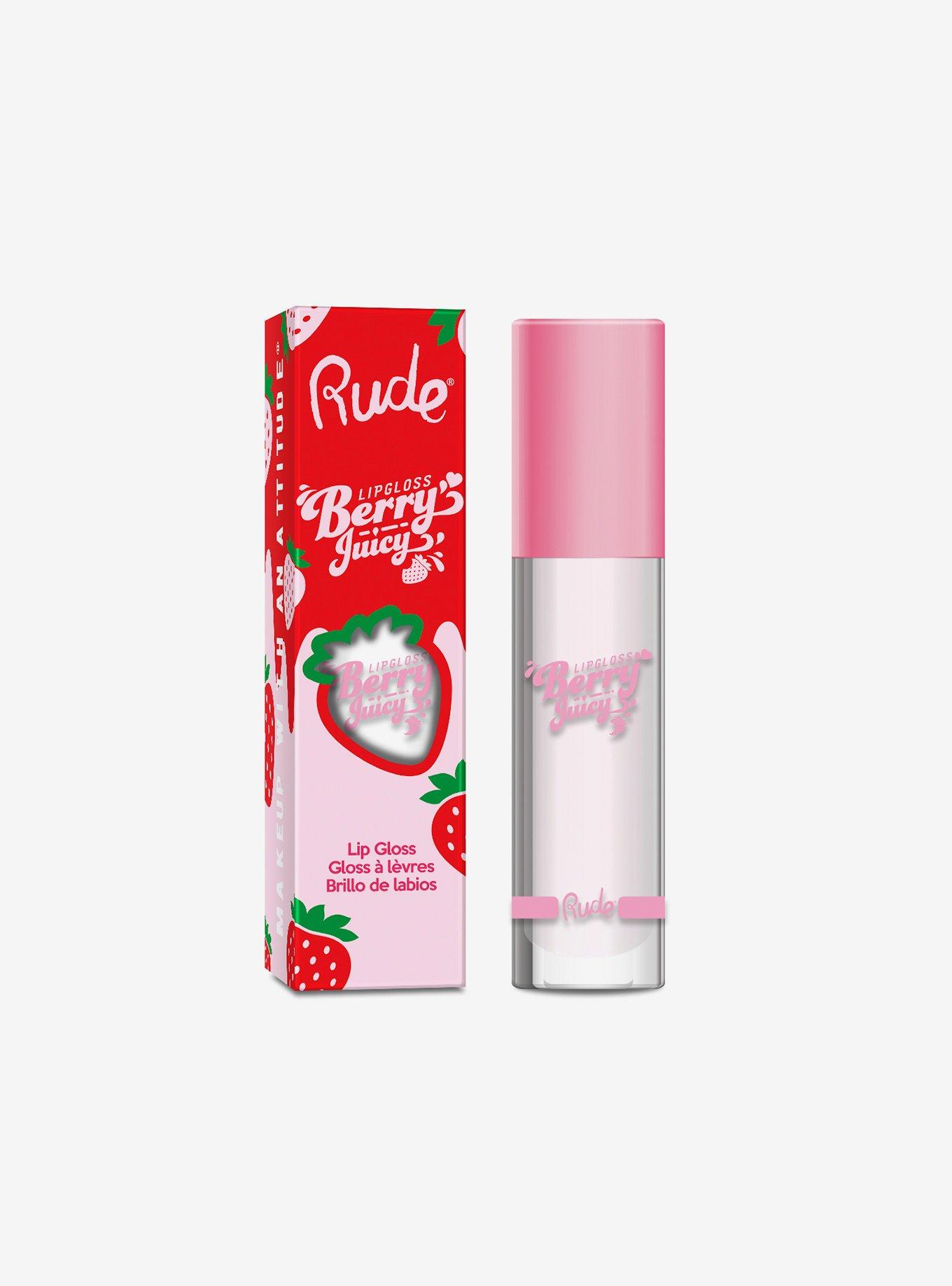 Rude Cosmetics Pure Berry Juice Lip Gloss, , hi-res