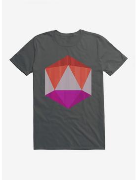 Square Enix Geometric T-Shirt, CHARCOAL HEATHER, hi-res