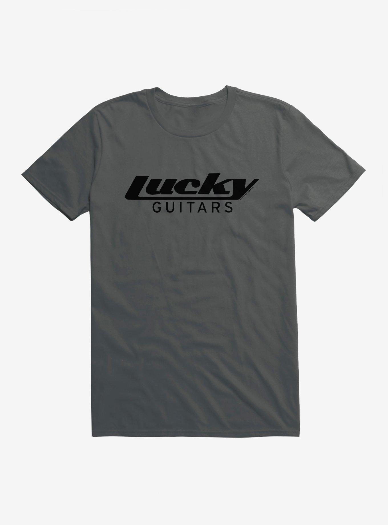 Square Enix Lucky Guitars T-Shirt, CHARCOAL HEATHER, hi-res