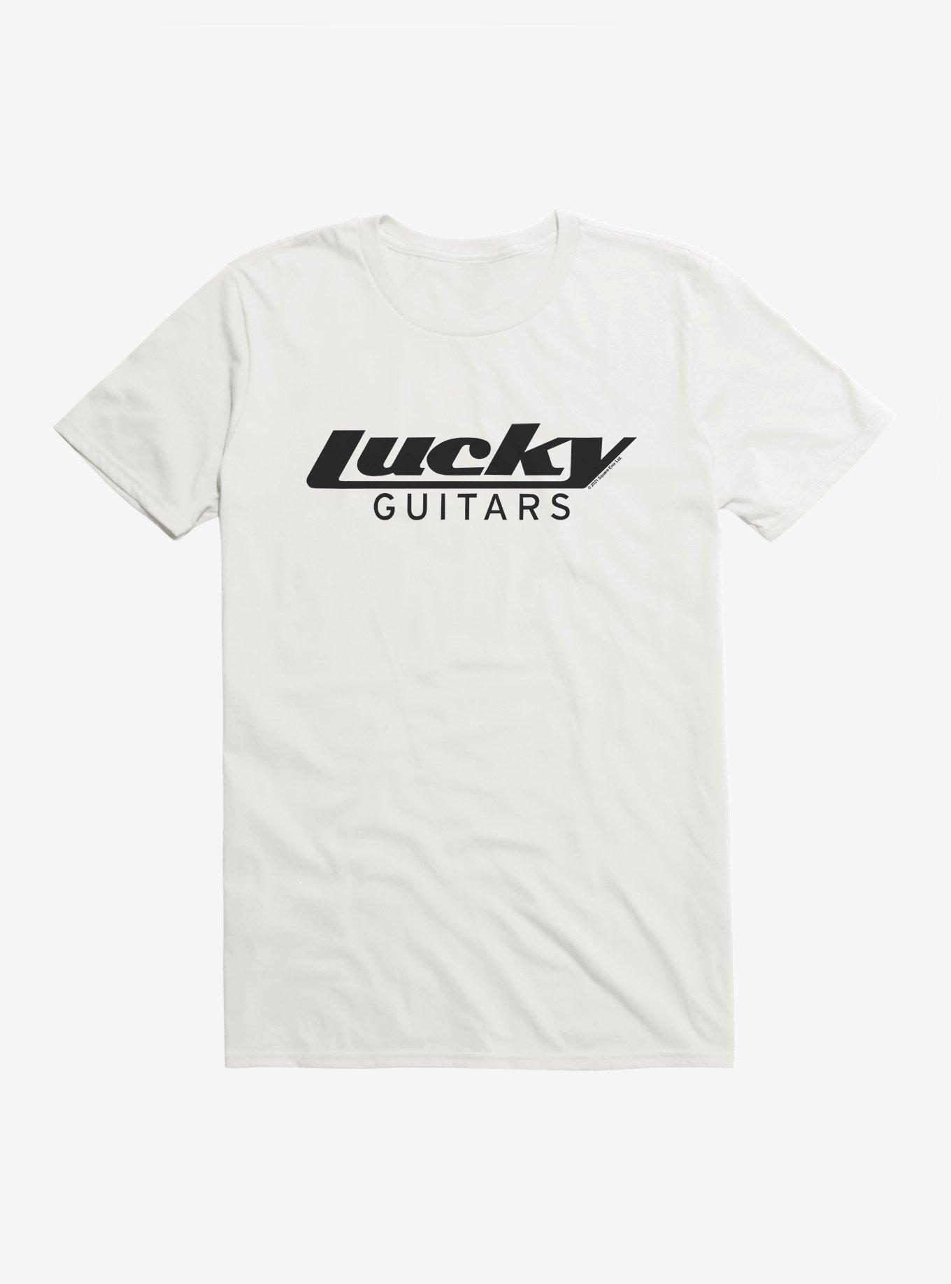Square Enix Lucky Guitars T-Shirt, WHITE, hi-res