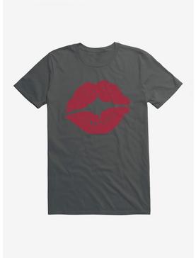 Square Enix Red Lips T-Shirt, CHARCOAL HEATHER, hi-res