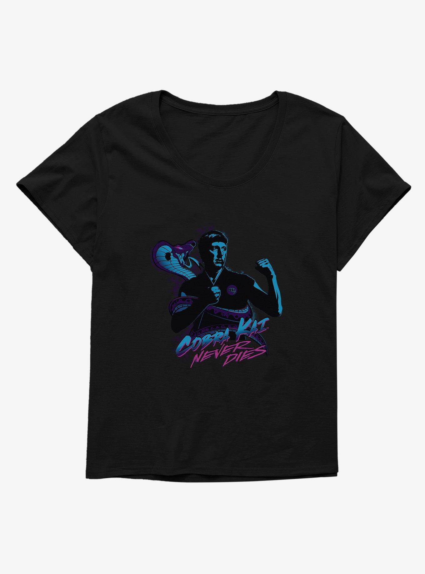 Cobra Kai Never Dies Girls T-Shirt Plus