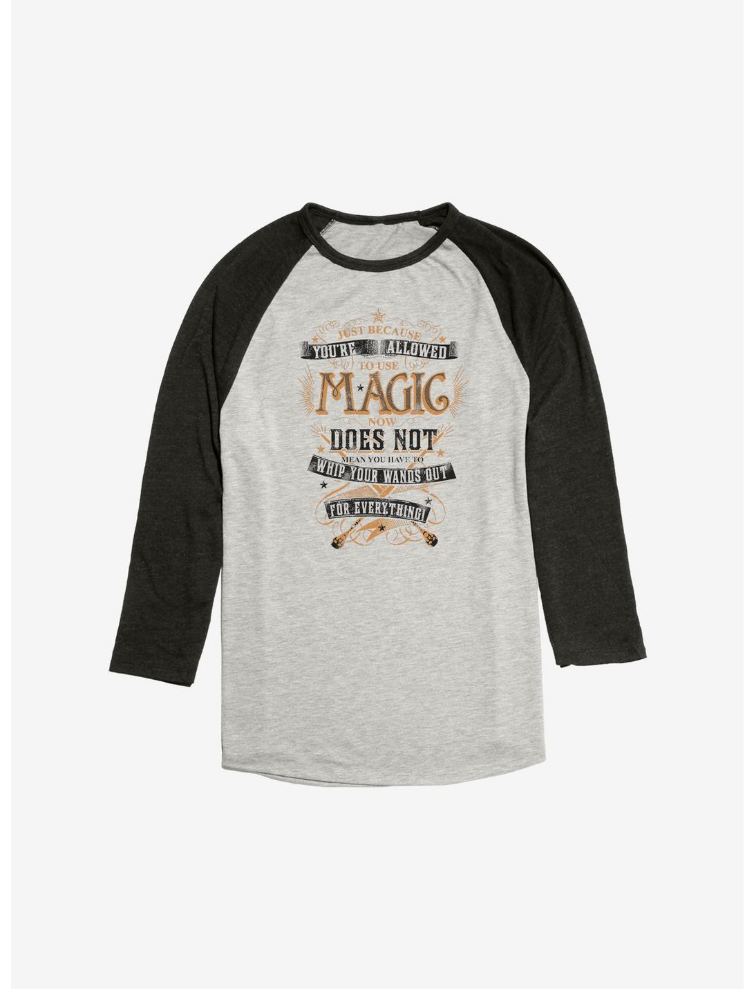 Harry Potter Be Better Raglan, Oatmeal With Black, hi-res