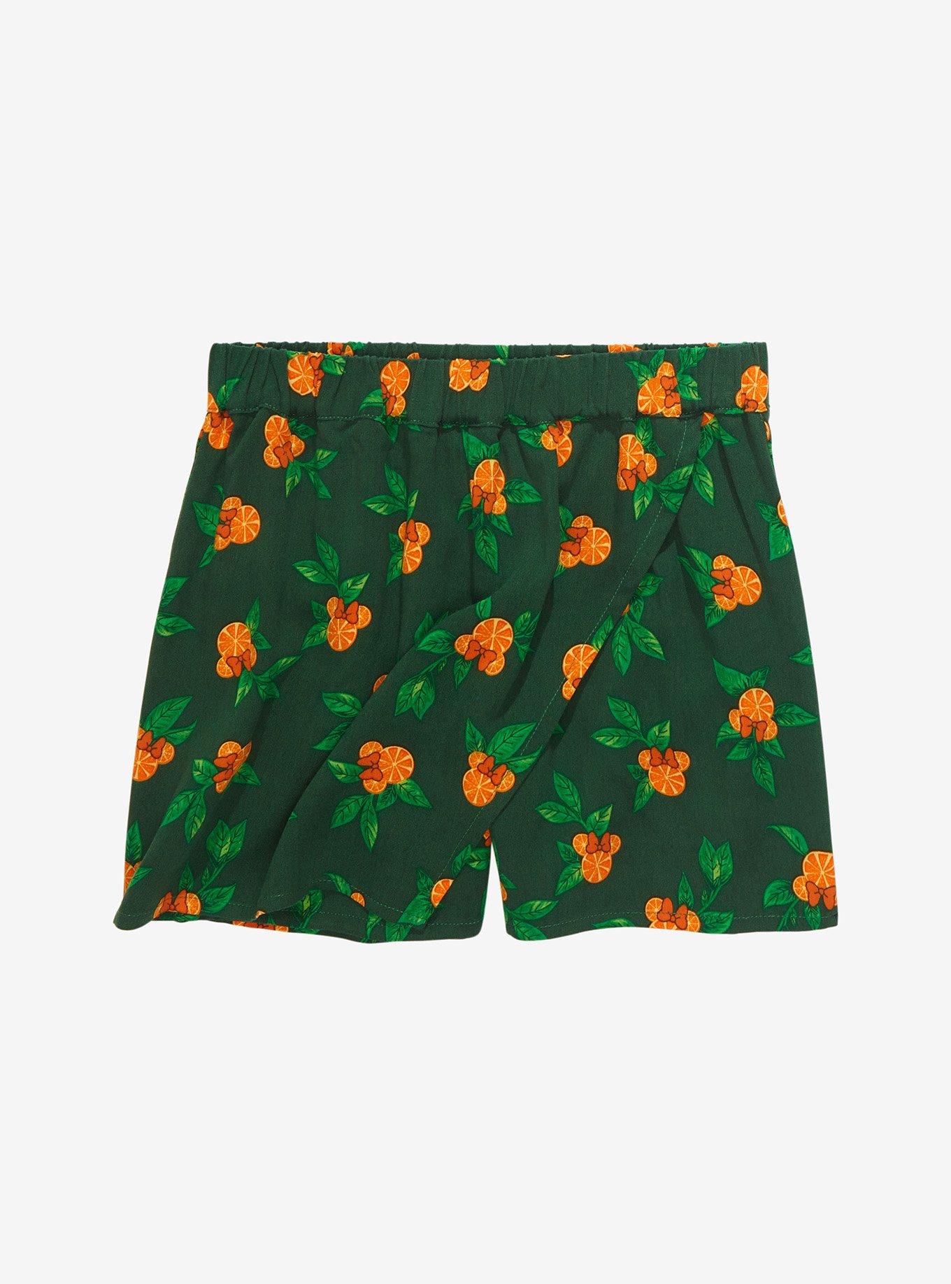 Our Universe Disney Minnie Mouse Orange Allover Print Ruffled Toddler Skort - BoxLunch Exclusive, BLACK, hi-res