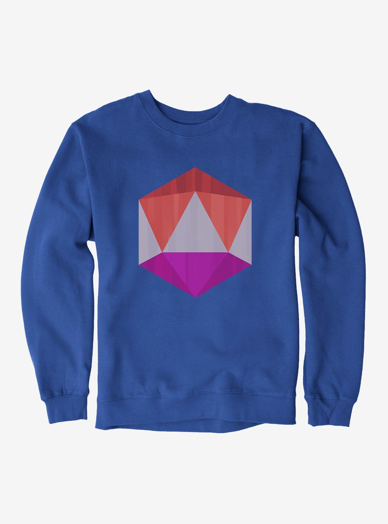 Square Enix Geometric Sweatshirt, ROYAL BLUE, hi-res