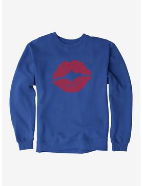 Square Enix Red Lips Sweatshirt, ROYAL BLUE, hi-res