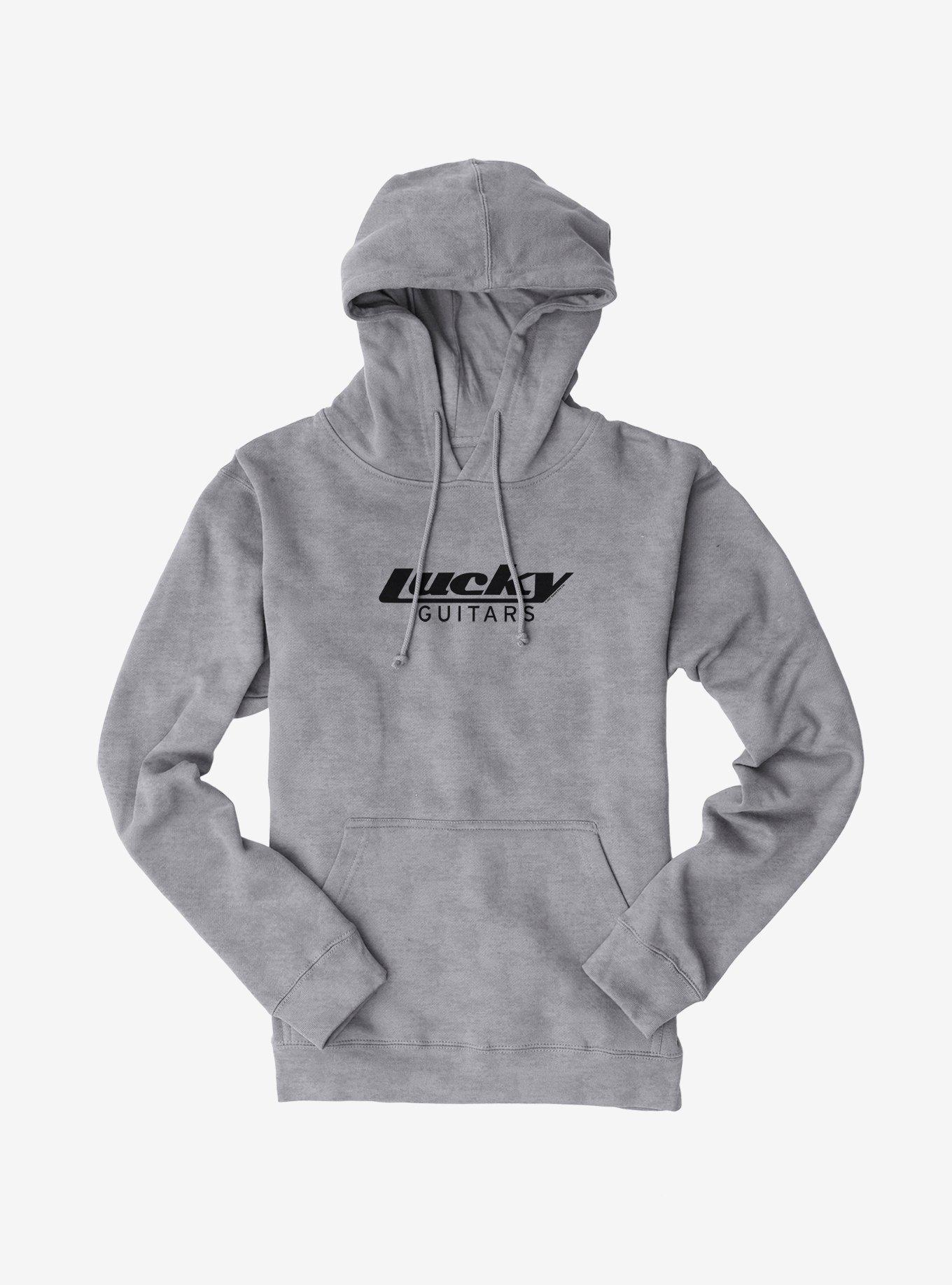 Square Enix Lucky Guitars Hoodie, HEATHER GREY, hi-res