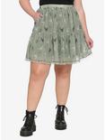 Her Universe Disney Tinker Bell Silhouette Poses Flounce Skirt Plus Size, MULTI, hi-res