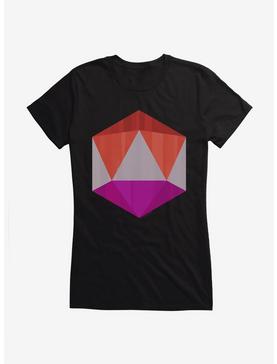 Square Enix Geometric Girls T-Shirt, BLACK, hi-res
