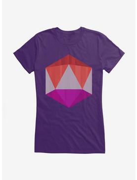 Square Enix Geometric Girls T-Shirt, PURPLE, hi-res