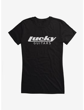 Square Enix Lucky Guitars Girls T-Shirt, BLACK, hi-res