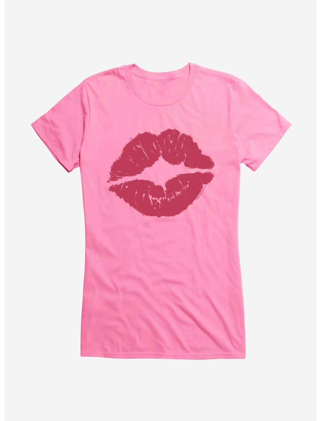Square Enix Red Lips Girls T-Shirt, CHARITY PINK, hi-res