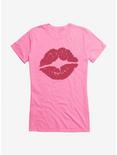 Square Enix Red Lips Girls T-Shirt, CHARITY PINK, hi-res