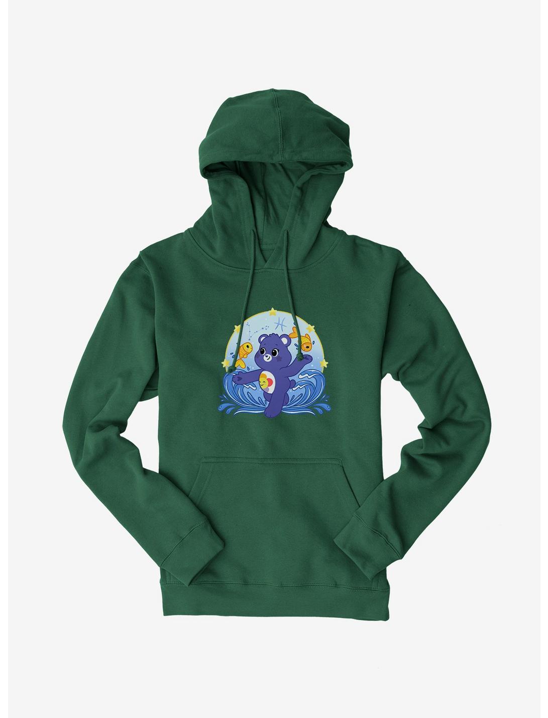 Care Bears Pisces Bear Hoodie, FOREST, hi-res