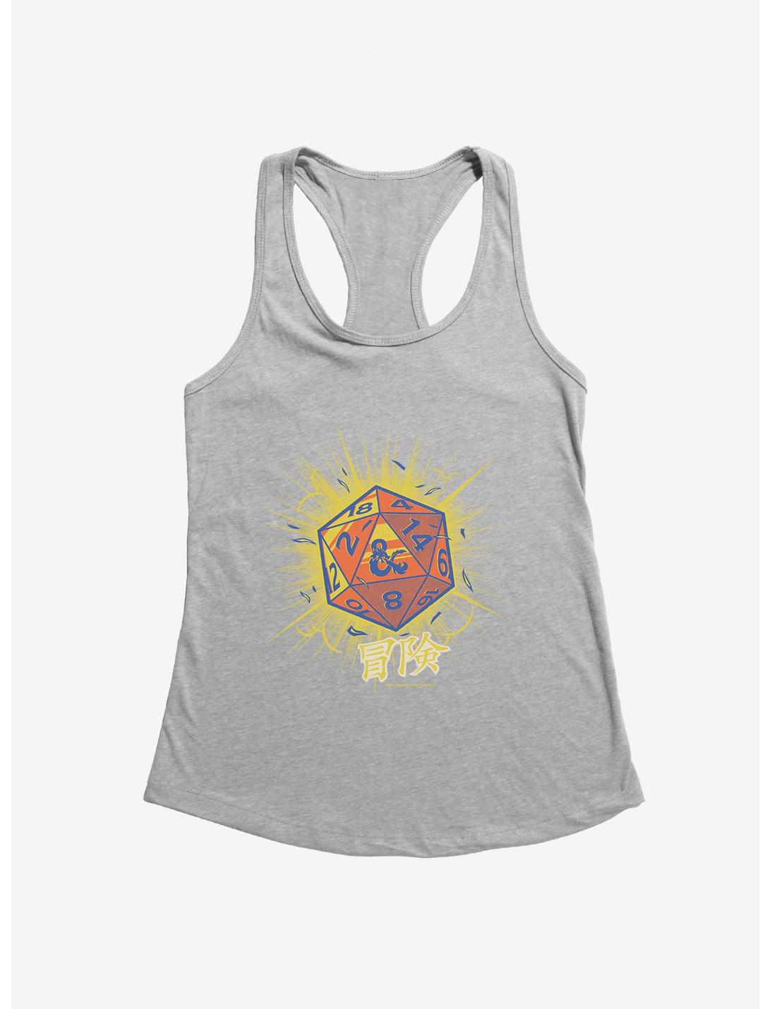 Dungeons & Dragons D20 Dice Asian Letters Womens Tank Top, , hi-res