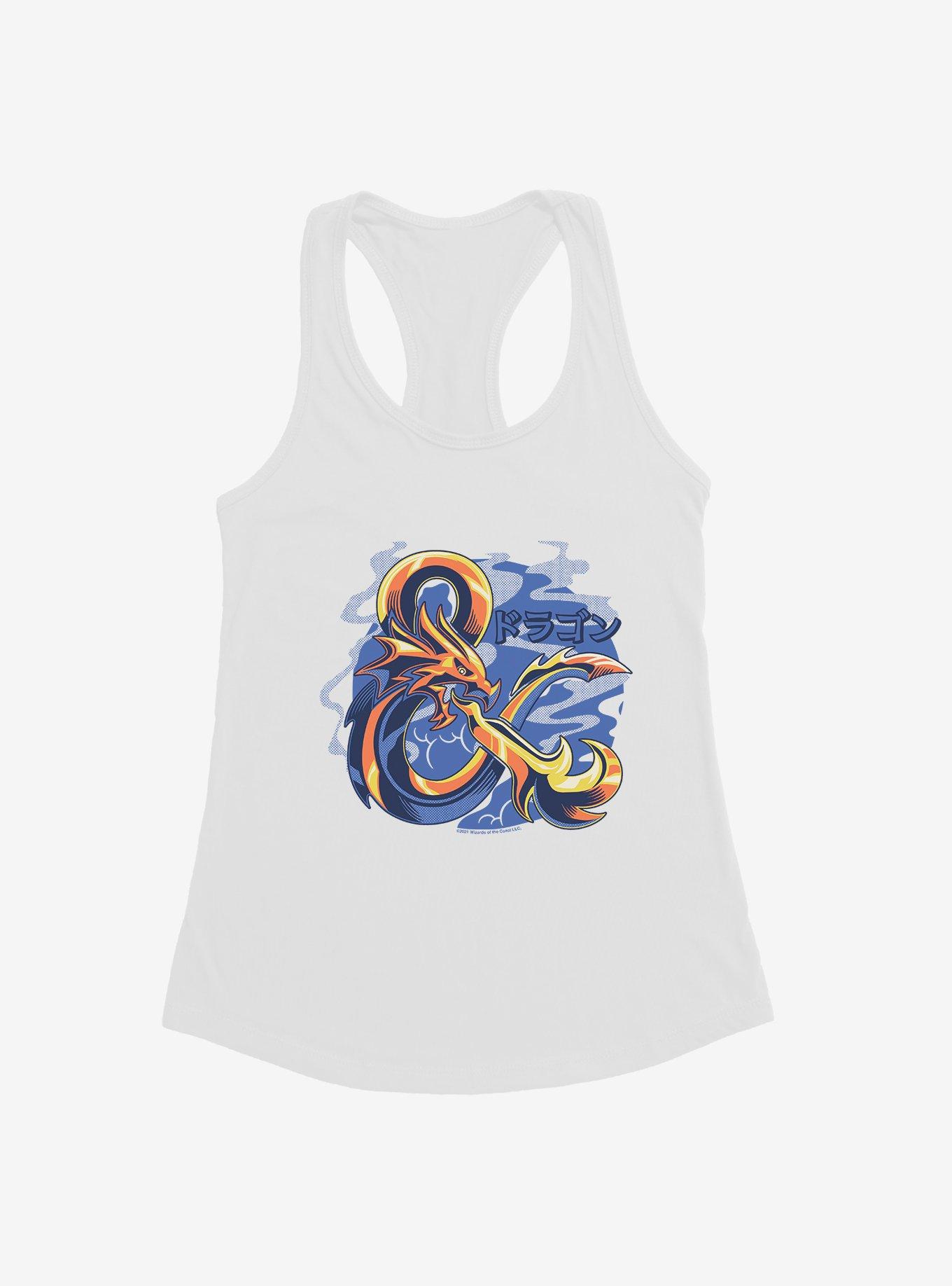 Dungeons & Dragons Gold Ampersand Asian Letters Womens Tank Top