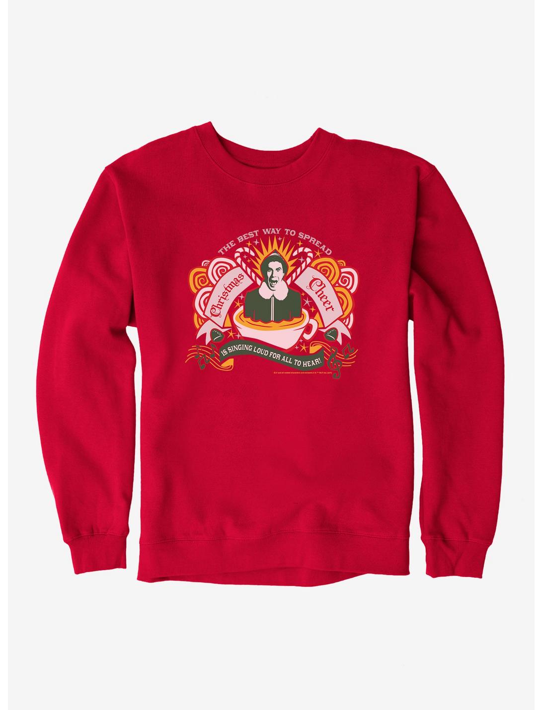 Elf Buddy Christmas Cheer Light Sweatshirt, , hi-res