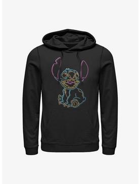 Disney Lilo & Stitch Neon Stitch Hoodie, , hi-res