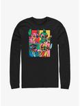 Disney Lilo & Stitch Grunge Stitch Long-Sleeve T-Shirt, BLACK, hi-res