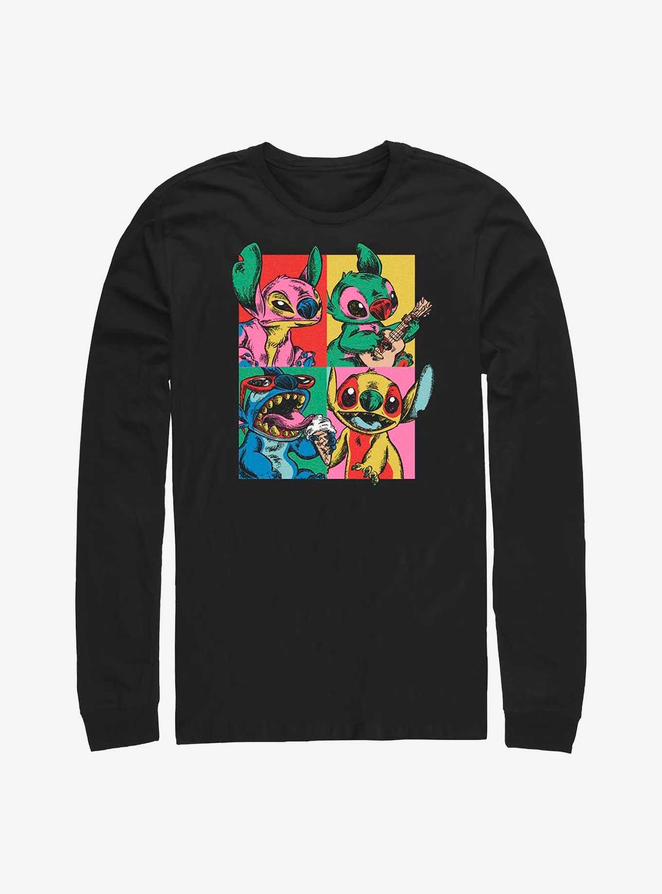 Disney Lilo & Stitch Grunge Stitch Long-Sleeve T-Shirt, , hi-res