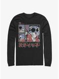 Disney Lilo & Stitch Kanji Long-Sleeve T-Shirt, BLACK, hi-res
