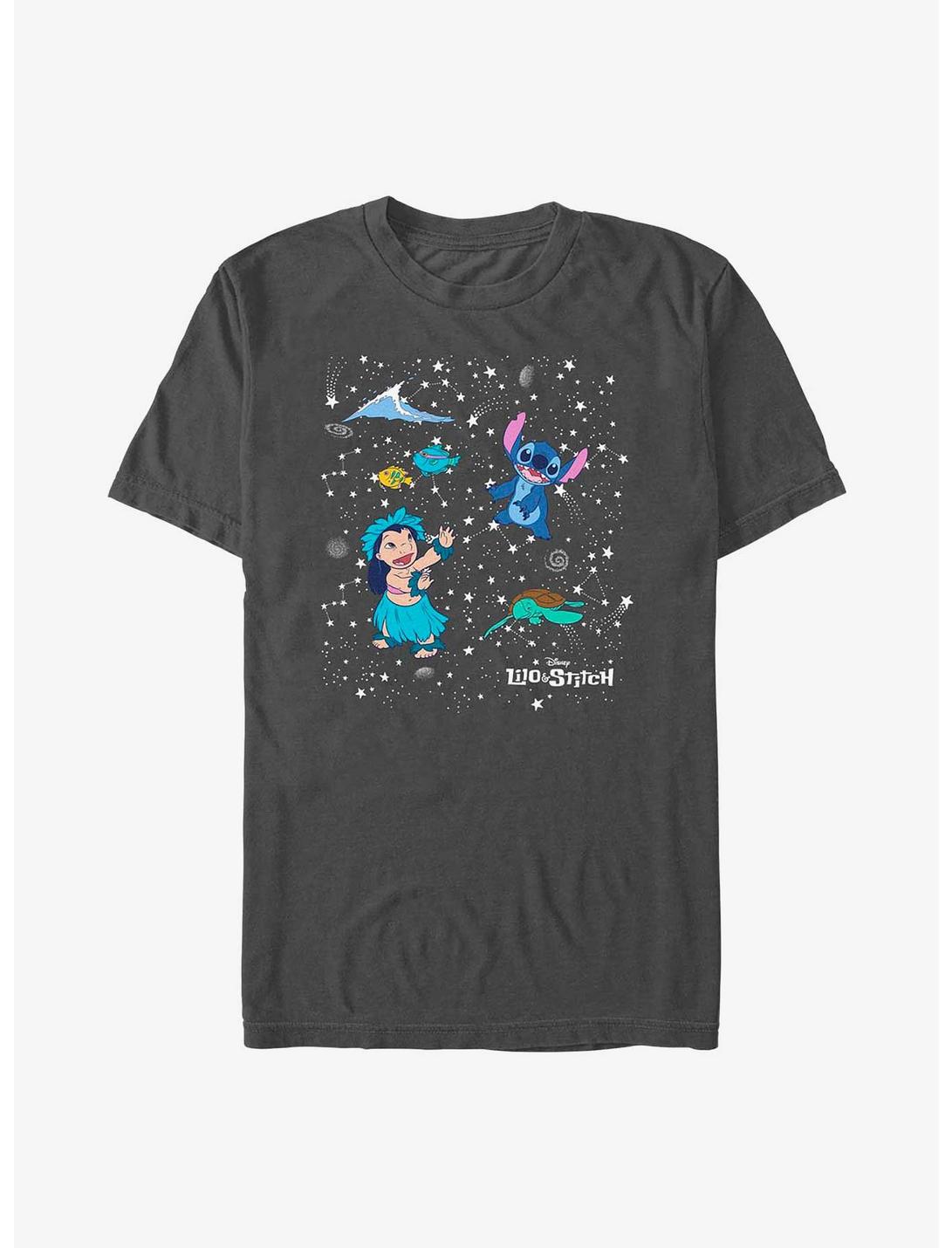 Disney Lilo & Stitch Constellations T-Shirt, CHARCOAL, hi-res