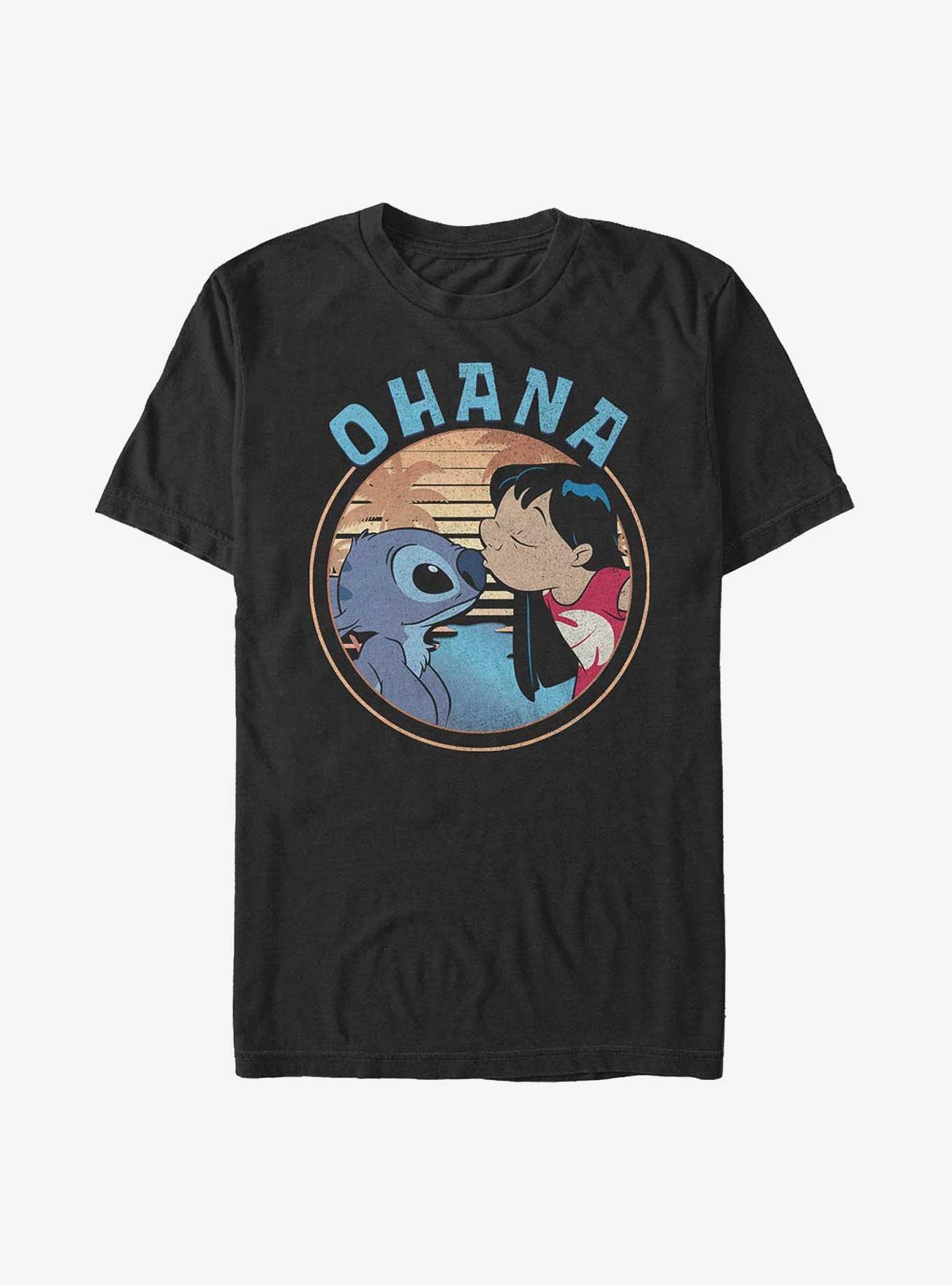 Disney Lilo & Stitch Ohana T-Shirt, BLACK, hi-res