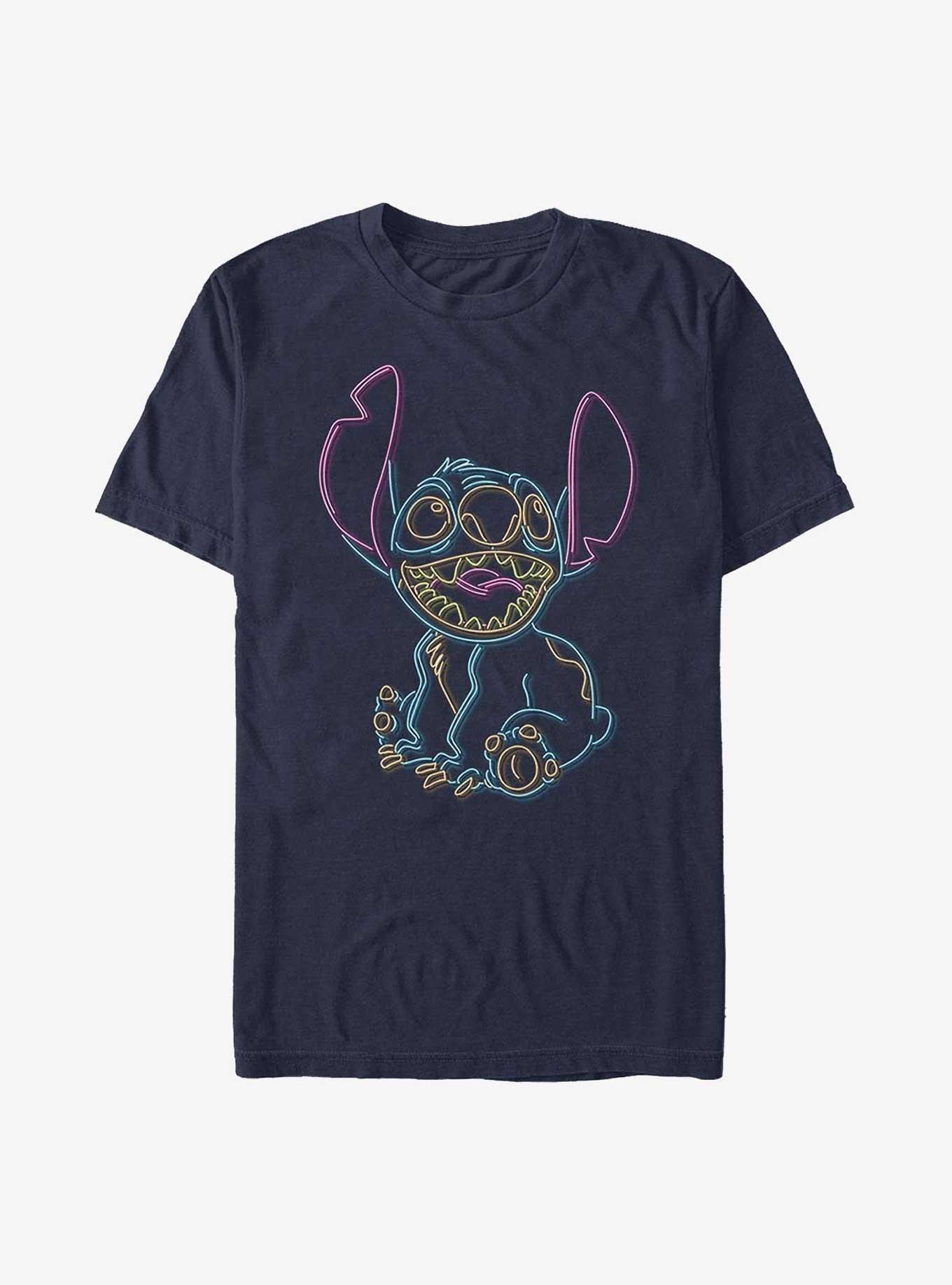 Disney Lilo & Stitch Neon Stitch T-Shirt, , hi-res