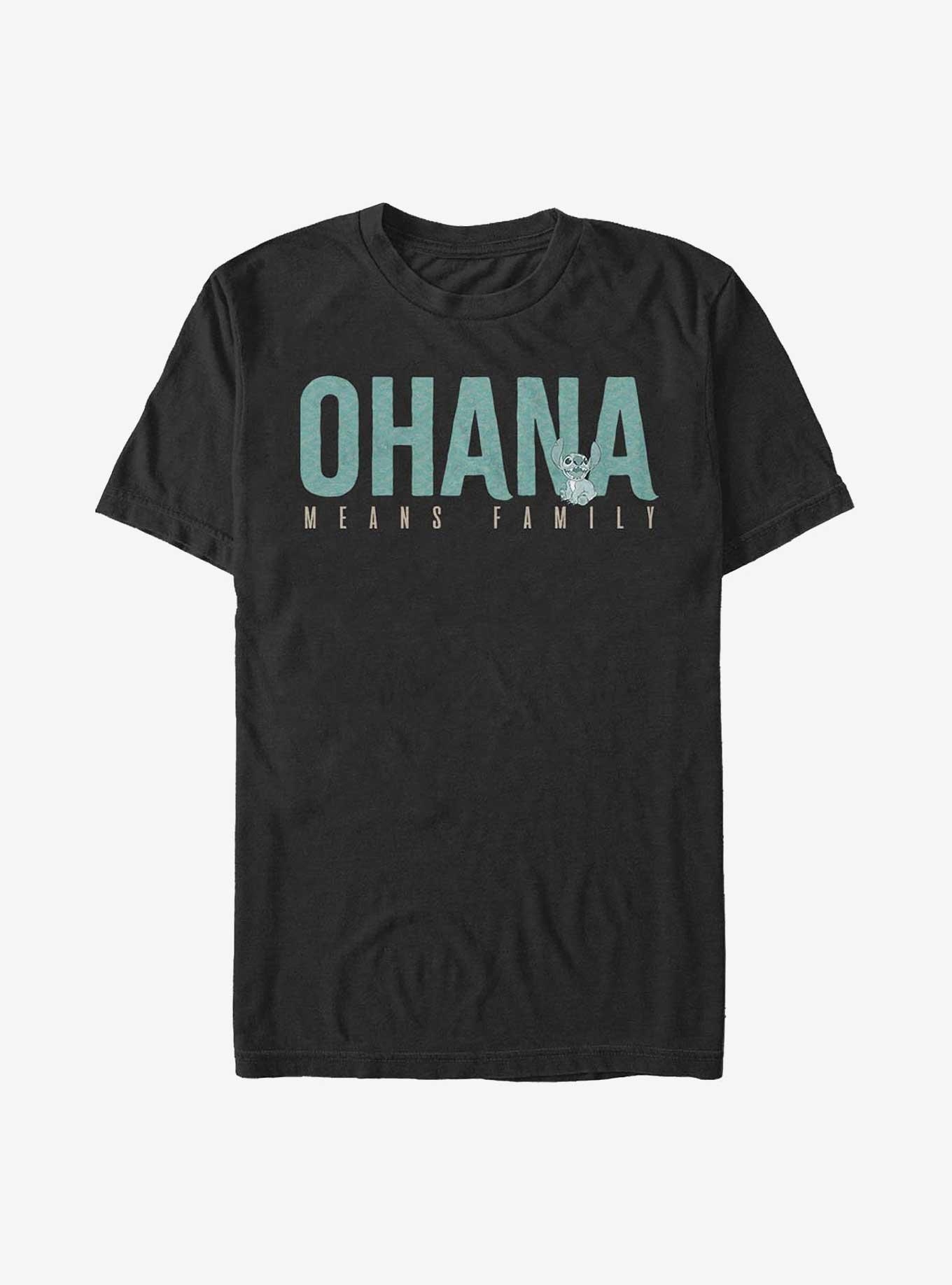 Disney Lilo & Stitch Ohana Bold T-Shirt, , hi-res