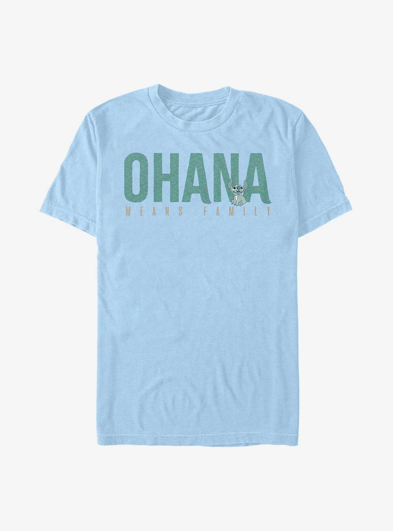 Disney Lilo & Stitch Ohana Bold T-Shirt, , hi-res