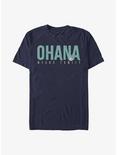 Disney Lilo & Stitch Ohana Bold T-Shirt, NAVY, hi-res