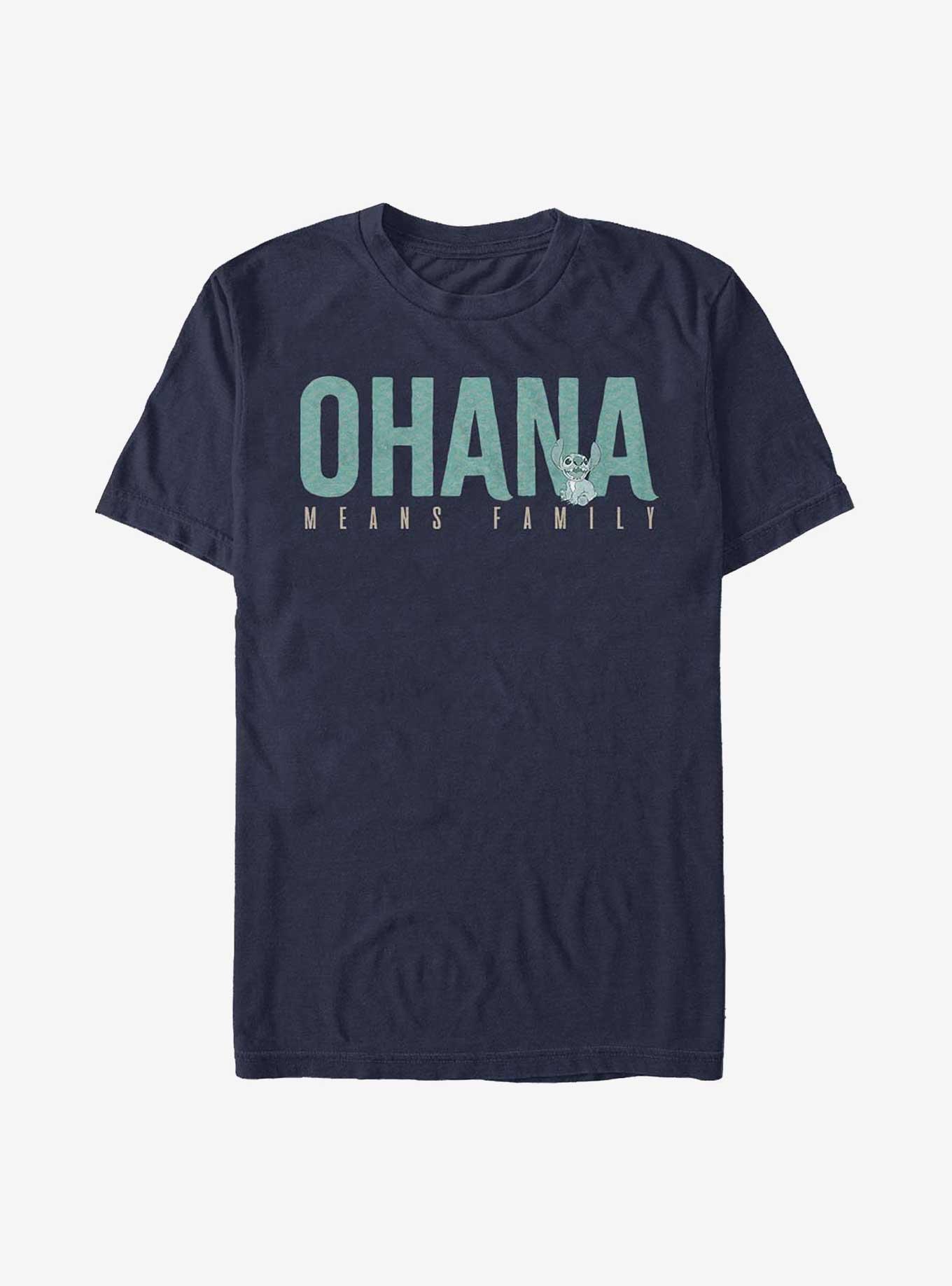 Disney Lilo & Stitch Ohana Bold T-Shirt, , hi-res