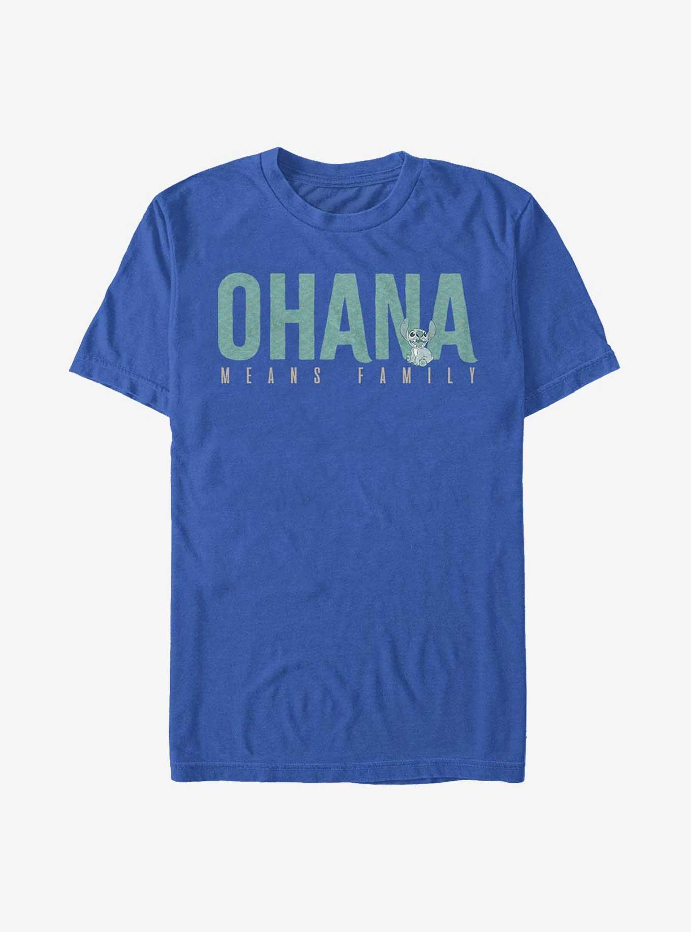 Disney Lilo & Stitch Ohana Bold T-Shirt, , hi-res