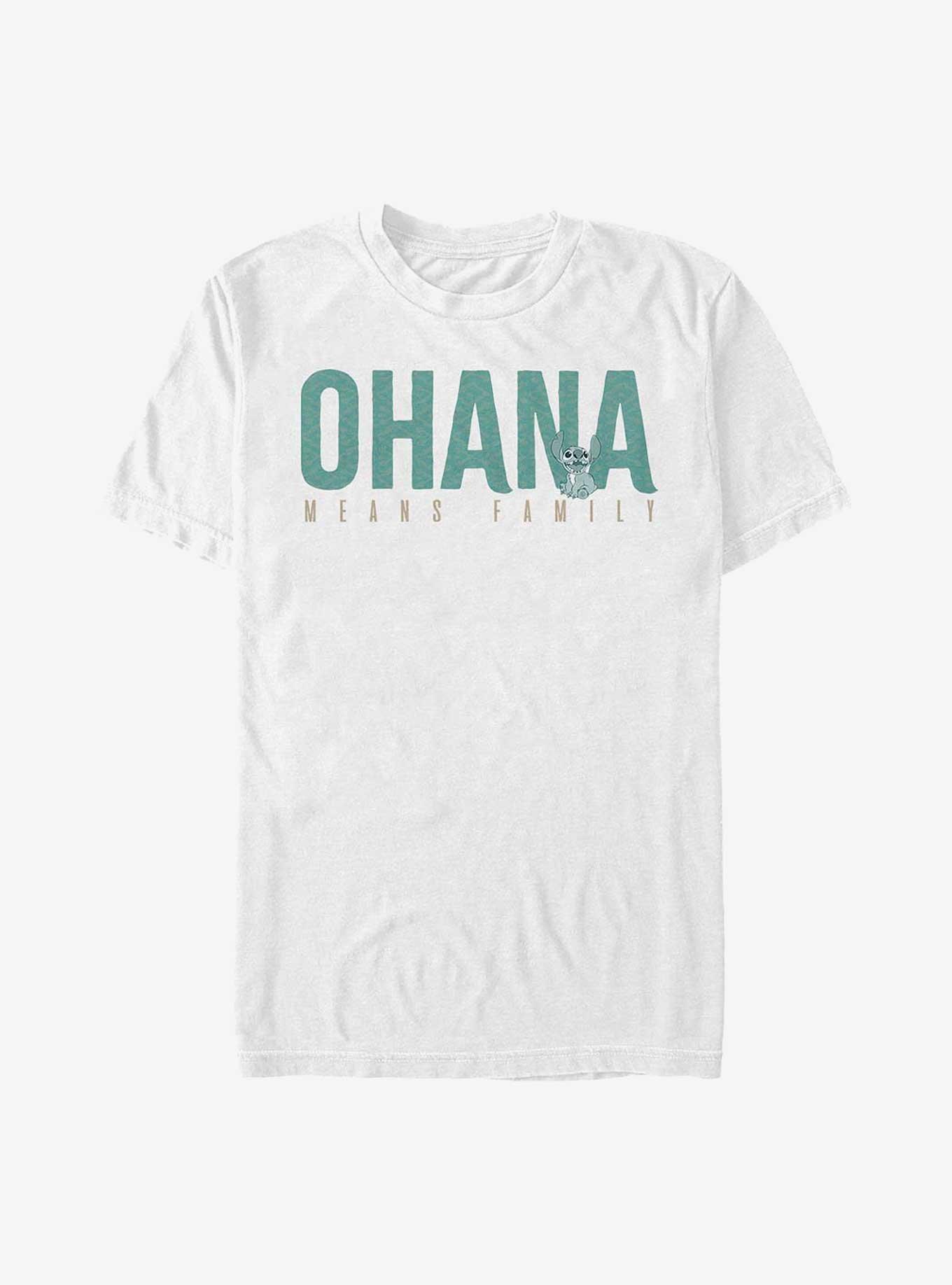 Disney Lilo & Stitch Ohana Bold T-Shirt, , hi-res