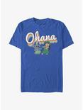 Disney Lilo & Stitch Rainbow Ohana T-Shirt, ROYAL, hi-res