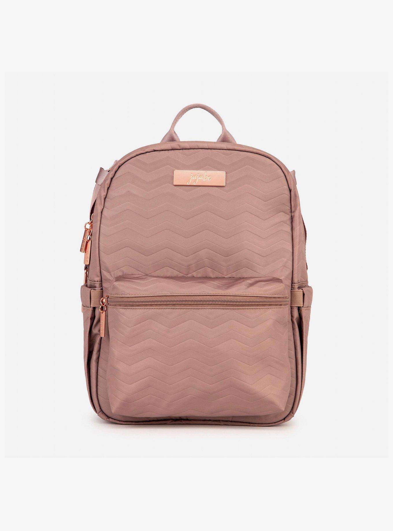 JuJuBe Embossed Zig Zag Warm Sand Midi Backpack Deluxe Hot Topic