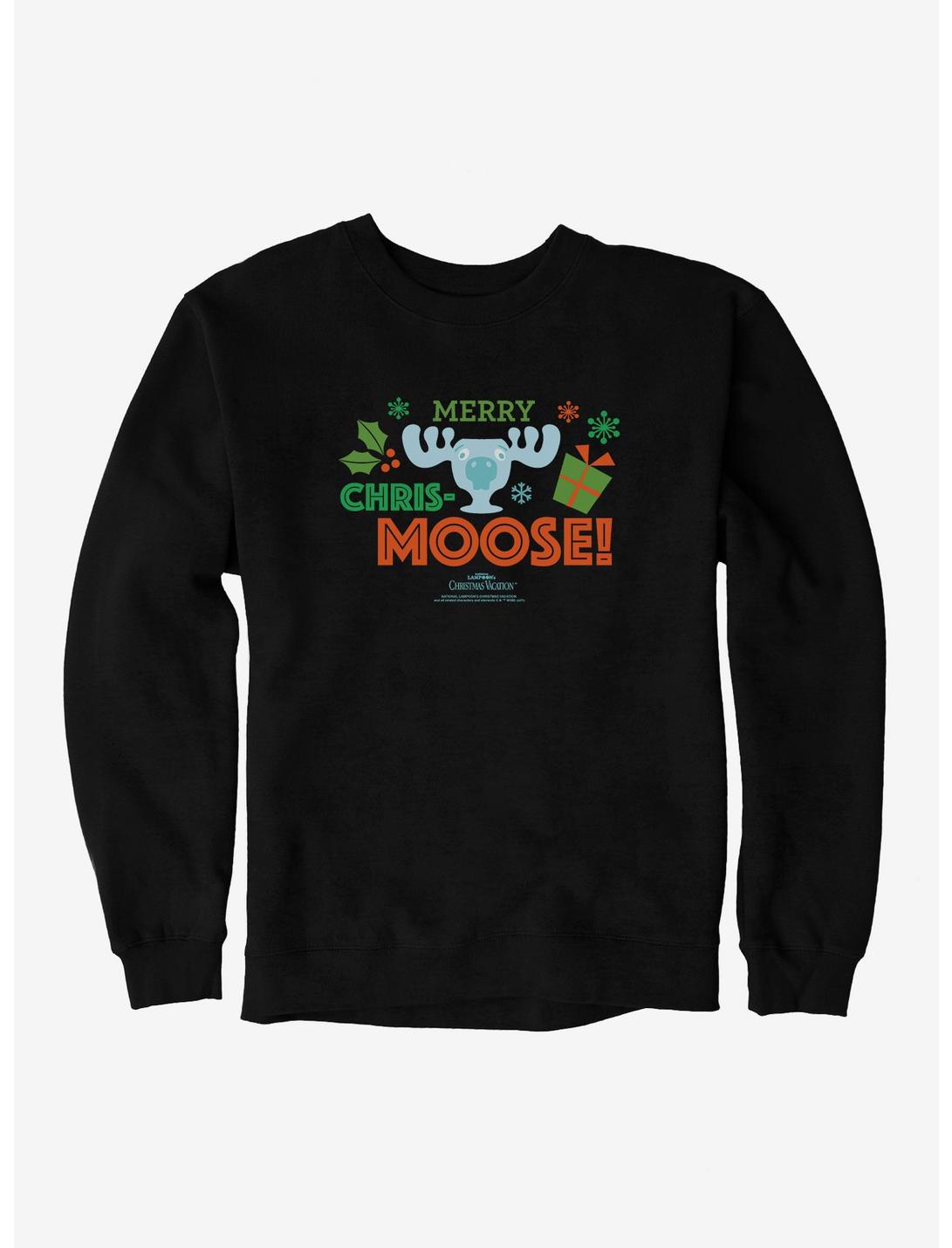 Christmas Vacation Christmoose Sweatshirt, BLACK, hi-res