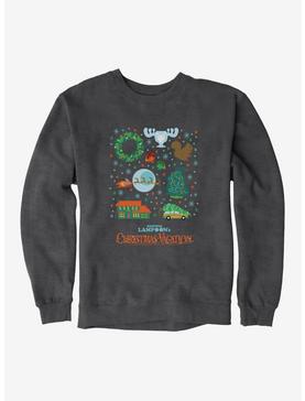 Christmas Vacation Icons Sweatshirt, CHARCOAL HEATHER, hi-res