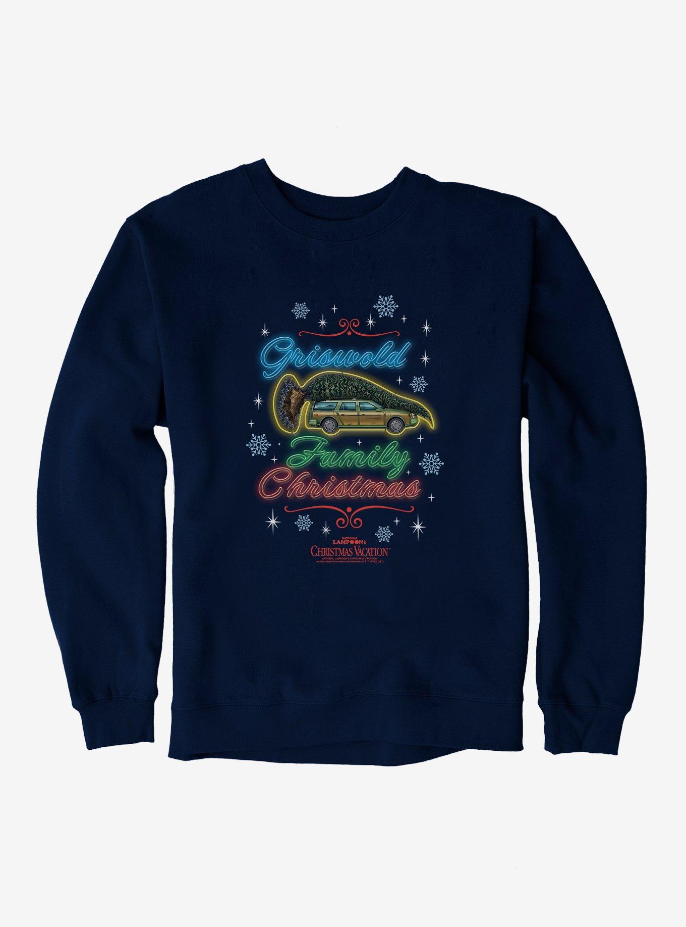 Christmas Vacation Neon Griswold Family Sweatshirt, , hi-res