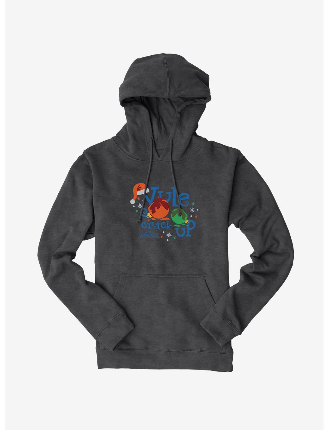Christmas Vacation Crack Up Hoodie, CHARCOAL HEATHER, hi-res
