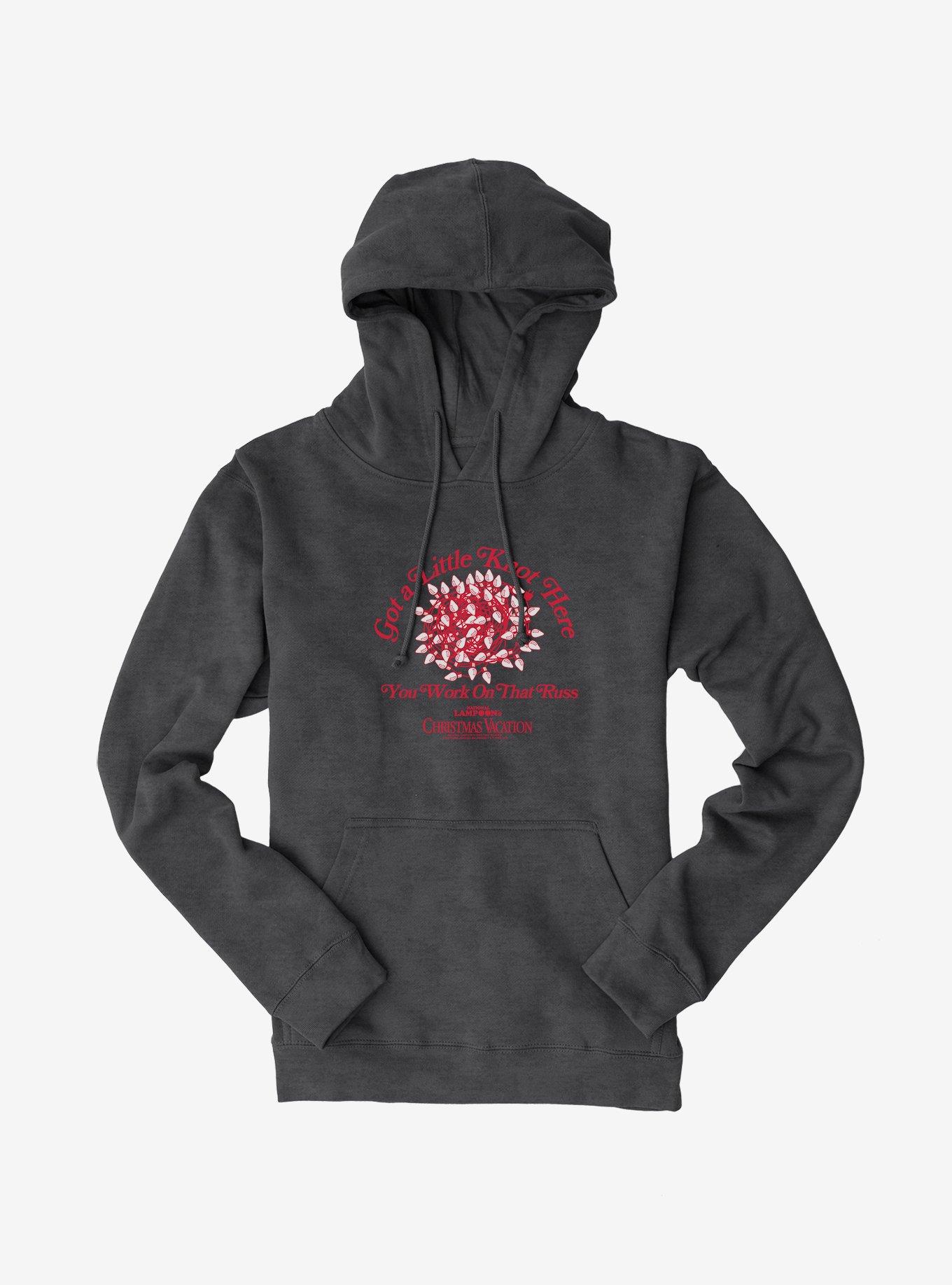 Christmas Vacation Got A Knot Hoodie, CHARCOAL HEATHER, hi-res
