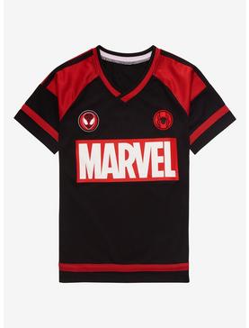 Marvel Spider-Man Miles Morales Youth Soccer Jersey - BoxLunch Exclusive, , hi-res
