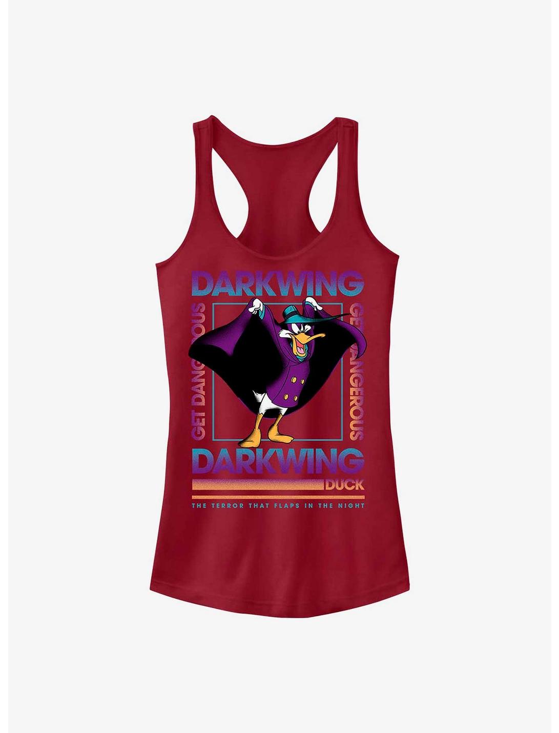 Disney Darkwing Duck Darkwing Box Girls Tank, SCARLET, hi-res