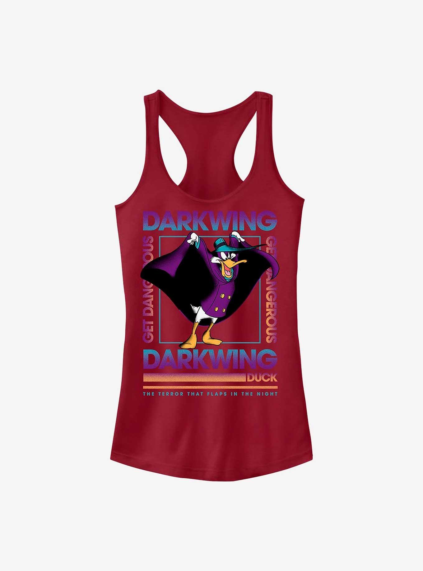 Disney Darkwing Duck Darkwing Box Girls Tank, SCARLET, hi-res