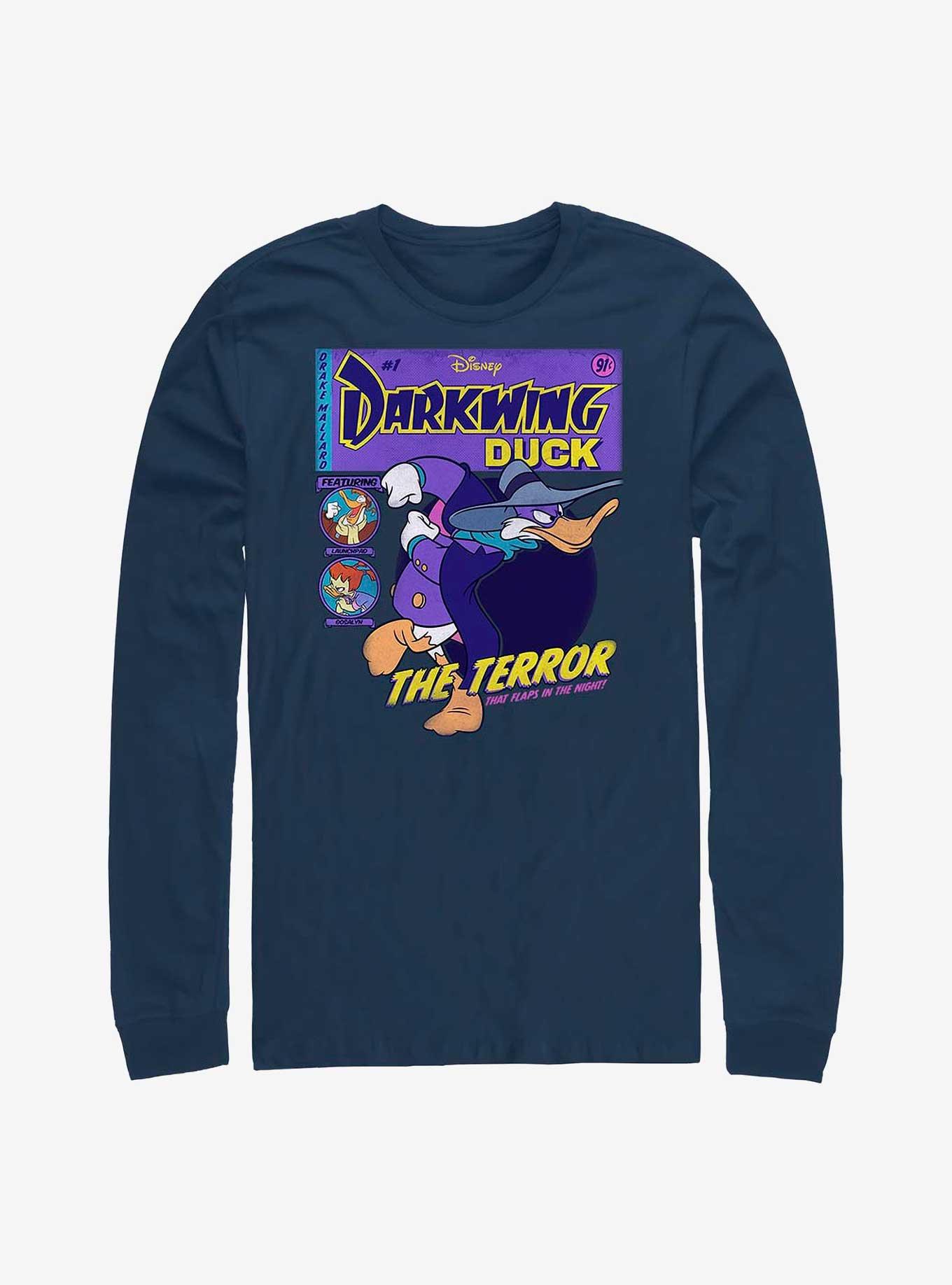 Disney Darkwing Duck Darkwing Comic Long Sleeve T-Shirt, , hi-res