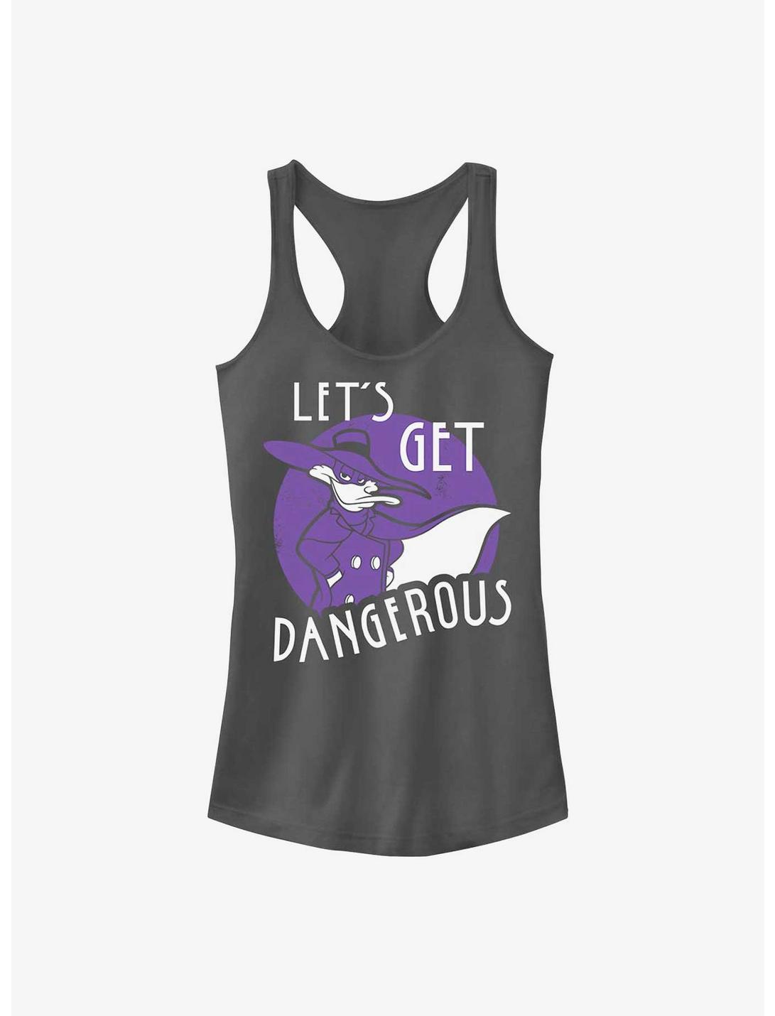 Disney Darkwing Duck Get Dangerous Girls Tank, CHARCOAL, hi-res