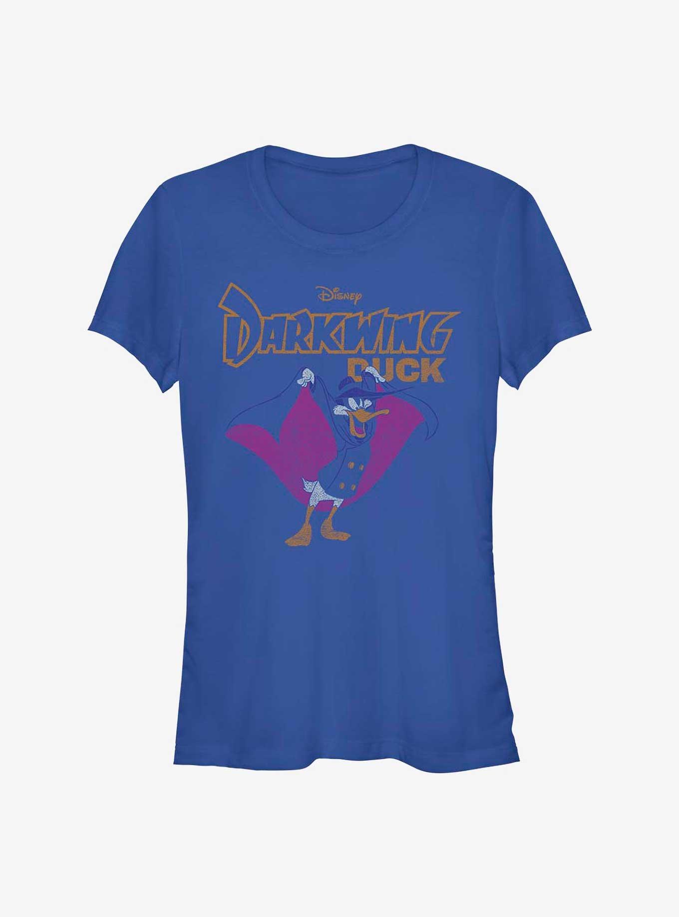 Disney Darkwing Duck The Dark Duck Girls T-Shirt, ROYAL, hi-res