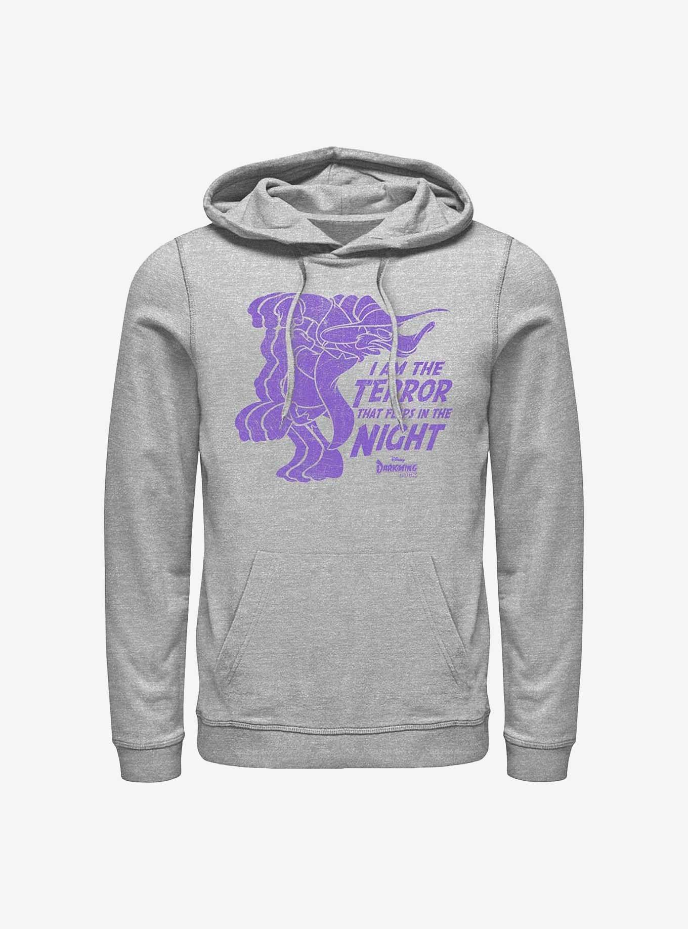 Disney Darkwing Duck The Terror Repeat Hoodie, ATH HTR, hi-res